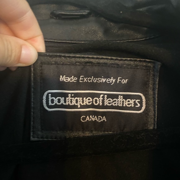 Size large real leather jacket - Picture 6 of 6